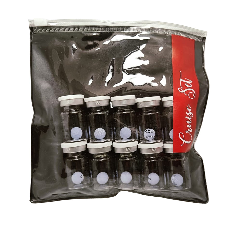 HIKARI ACTIVE COLLAGEN – כדורי קולגן פעילים (Copper Peptide) 10 יח, יופילי