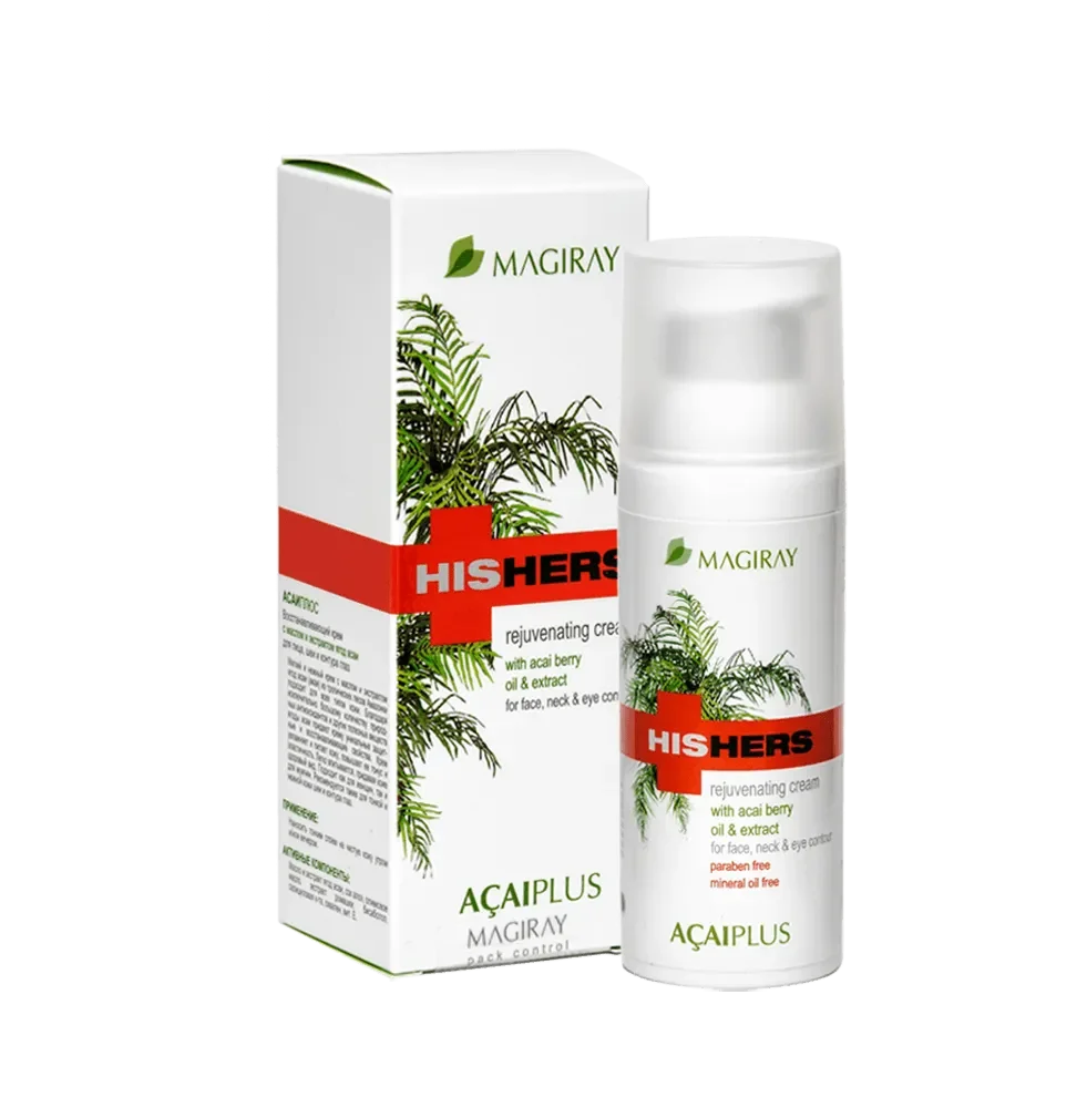 קרם משקם לפנים ולעיניים Acai Plus 50 מ״ל | Magiray – תמונת אריזת המוצר