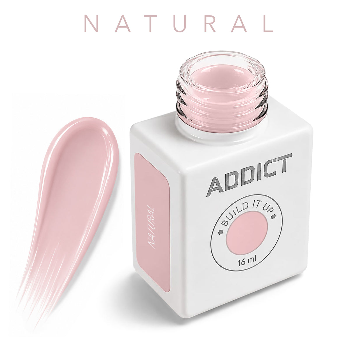 ג'ל בנייה Build It Up בגוון Natural 16 מ"ל | Addict