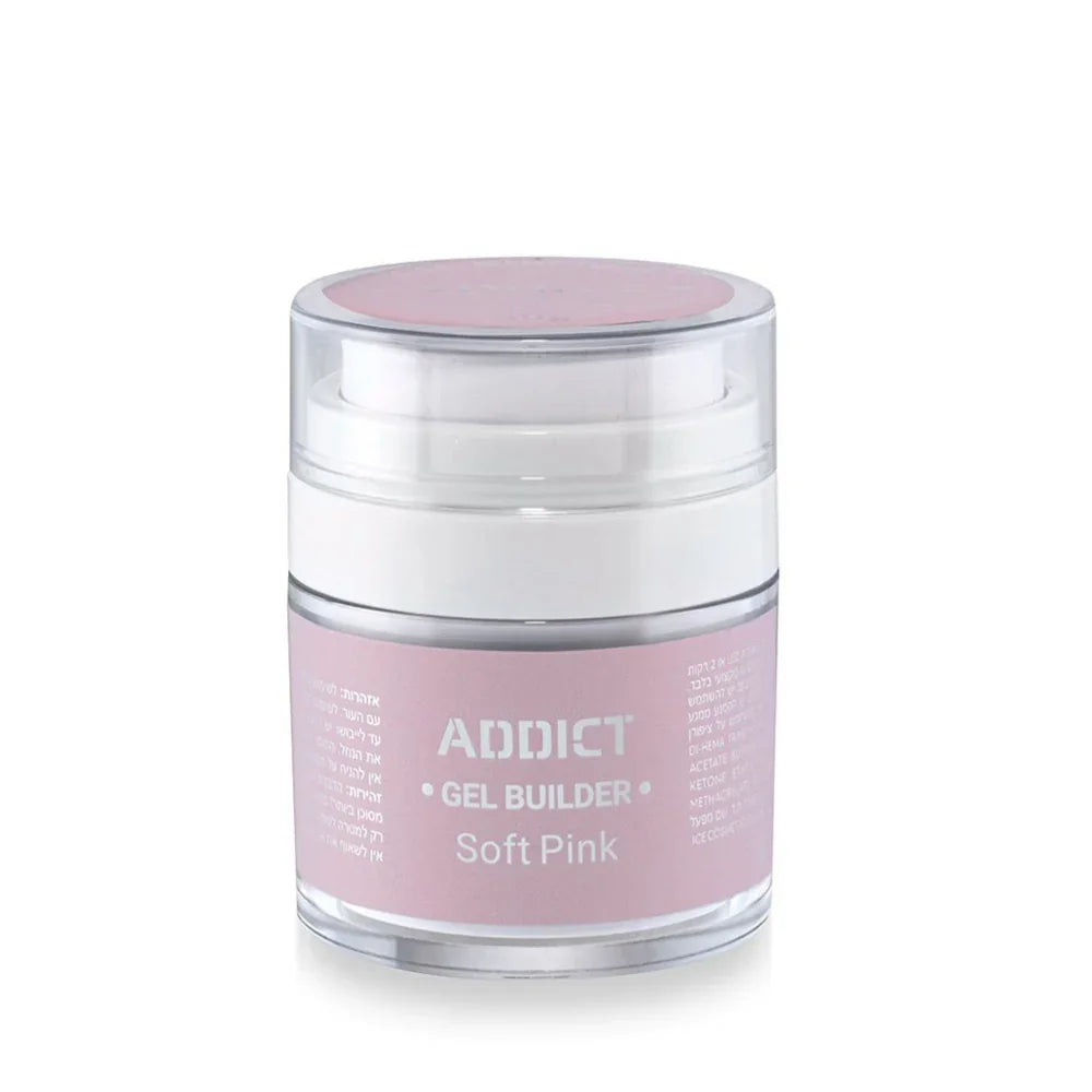 אדיקט ג'ל בניה 30 Soft Pink מ"ל - Addict