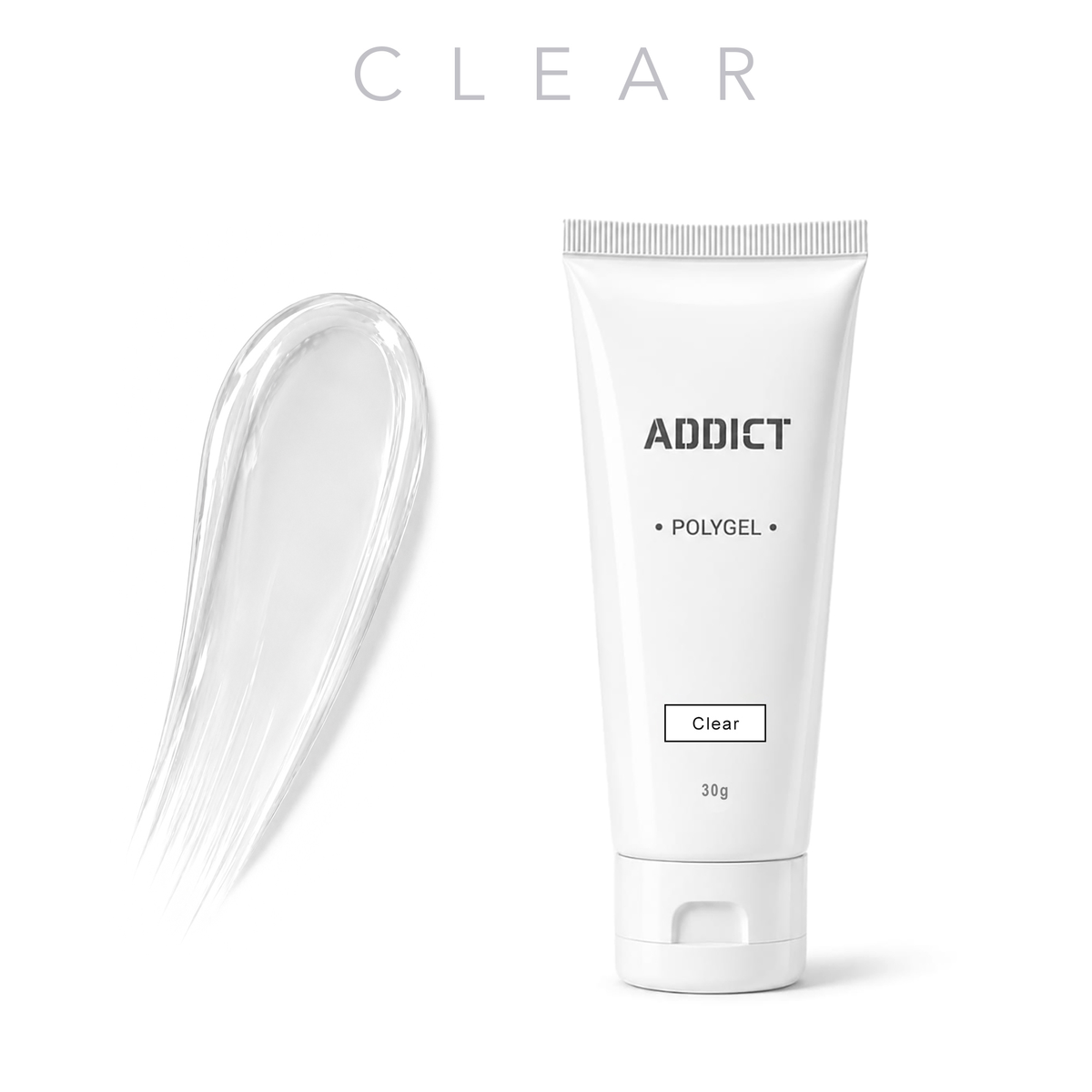 אדיקט פוליג'ל 30 גרם - Addict CLEAR
