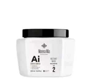 מורנה מיה מסכה מקצועית מסדרת "AI שלב 2" לשיער רגיש ופגום 500 מ"ל, יופילי