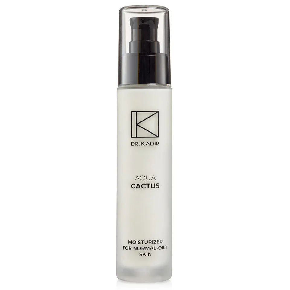 תחליב לחות Aqua Cactus לעור רגיל עד שמן 50 מ״ל | Dr Kadir – תמונה נוספת של אריזת המוצר