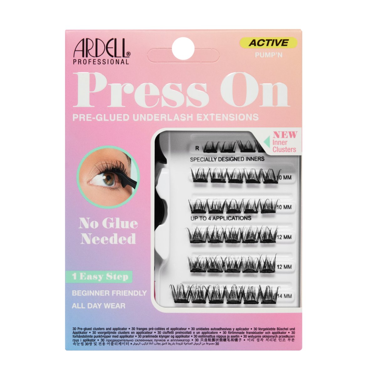 ארדל פרס און ריסים 30 יח אקטיב פאמפין מבית Ardell – תמונת מוצר