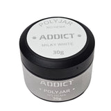 אדיקט פוליג'ל MILKY WHITE 30 גרם - Addict, יופילי