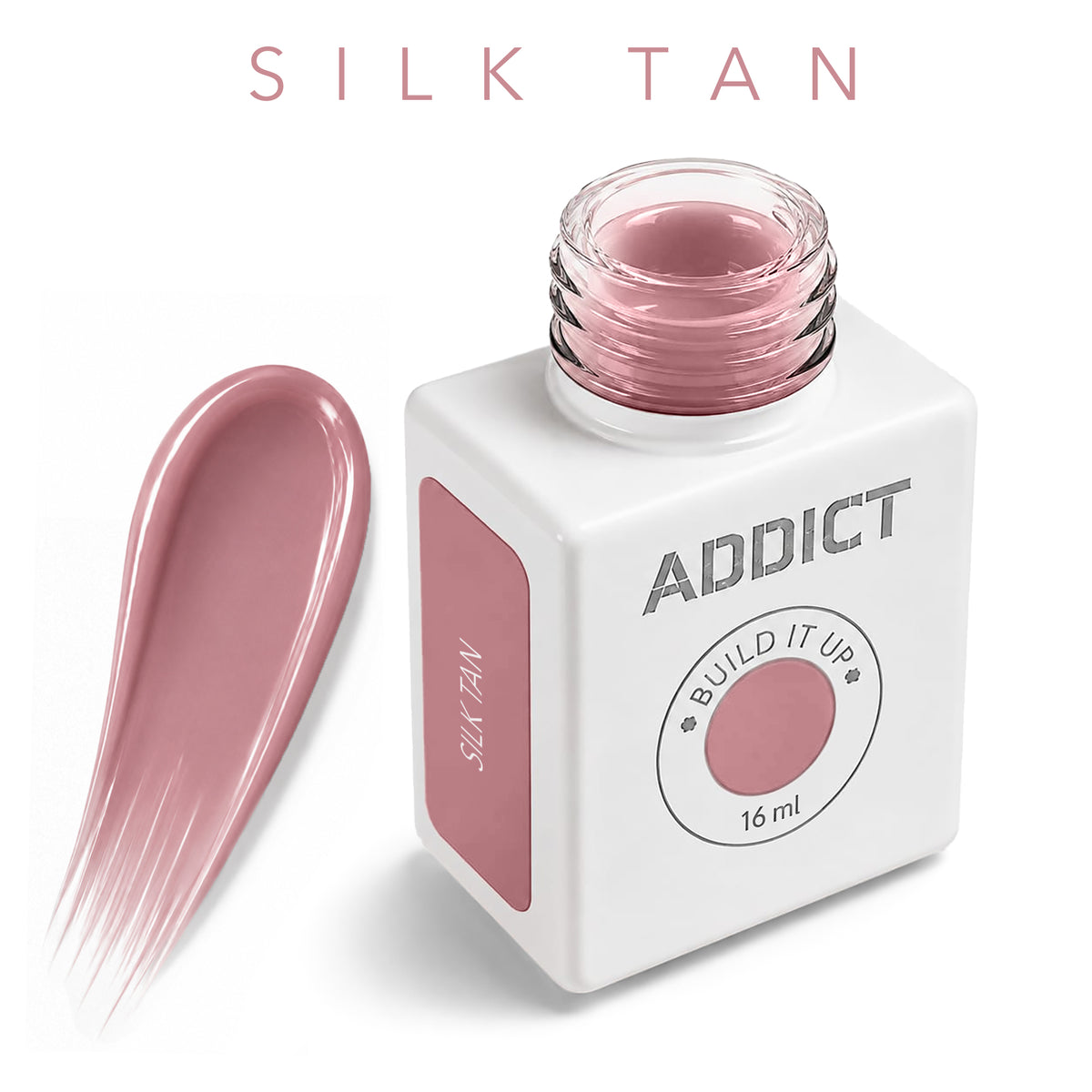 ג׳ל בנייה בבקבוק ADDICT Build It Up Silk Tan 16 מ״ל