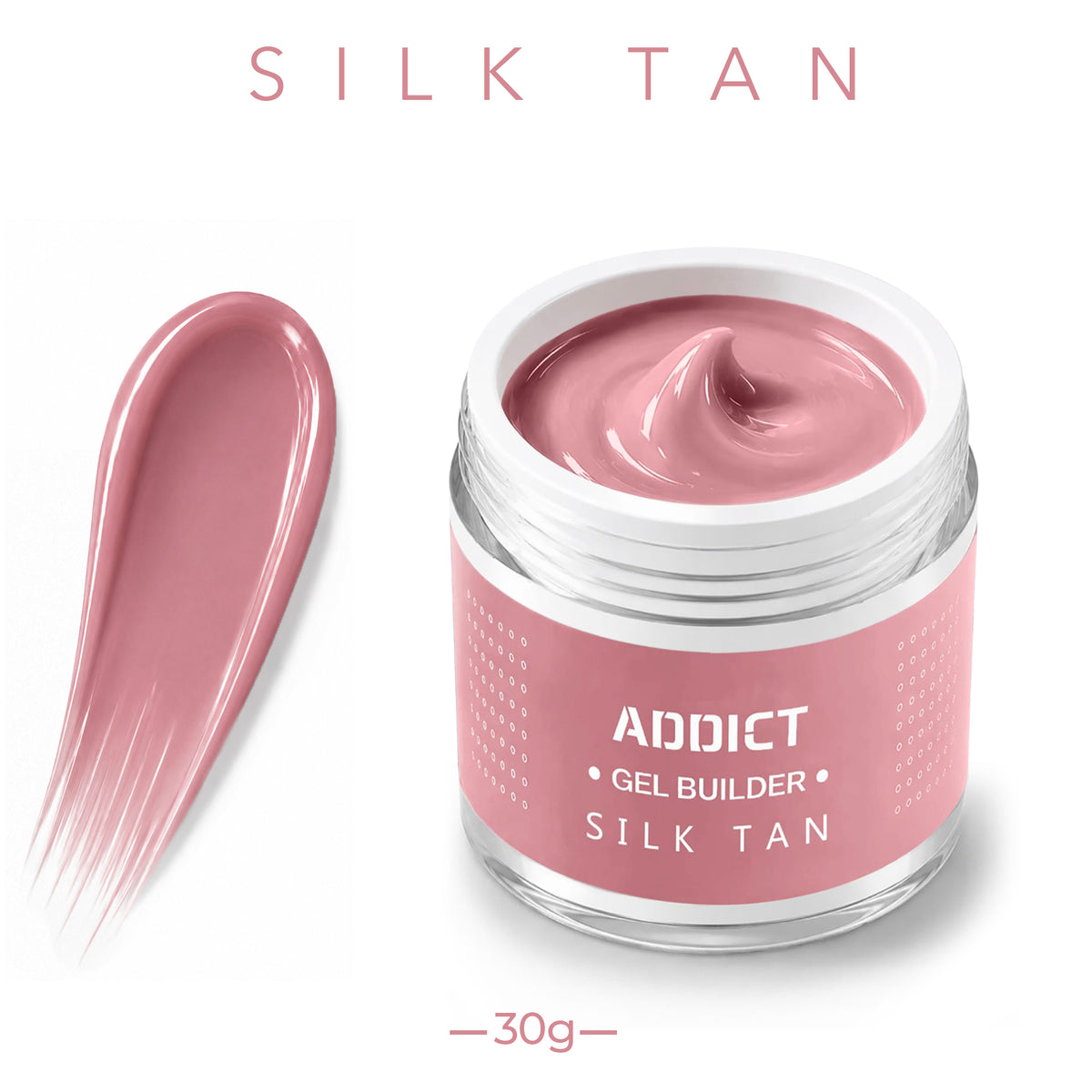 ג׳ל בנייה ADDICT Silk Tan 30 מ״ל