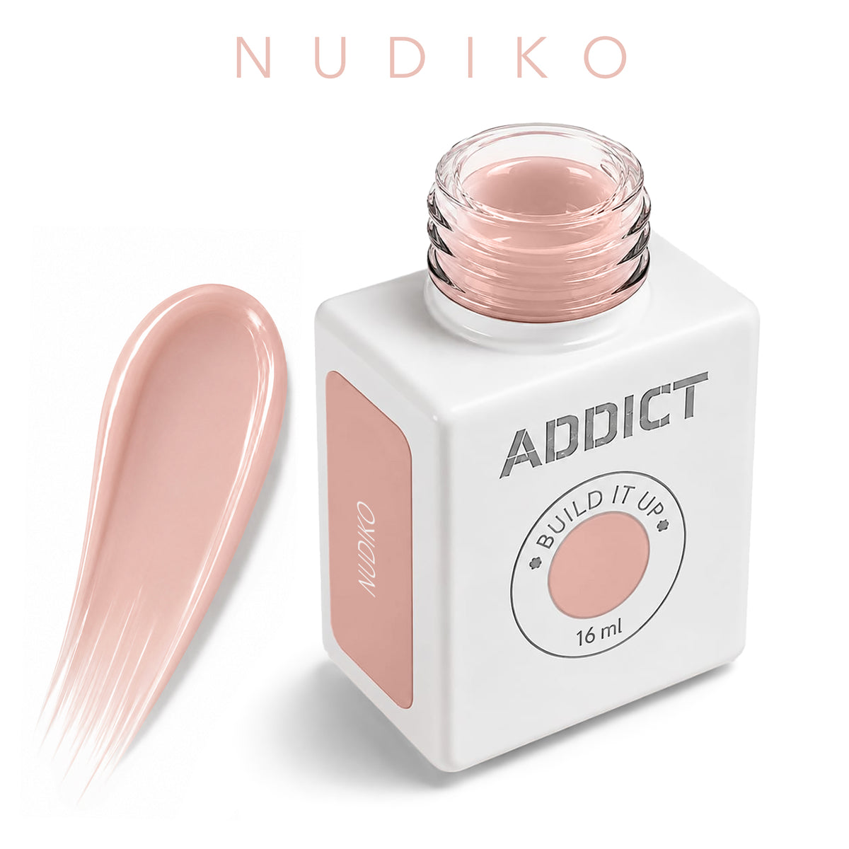 ג׳ל בנייה בבקבוק ADDICT Build It Up Nudiko 16 מ״ל