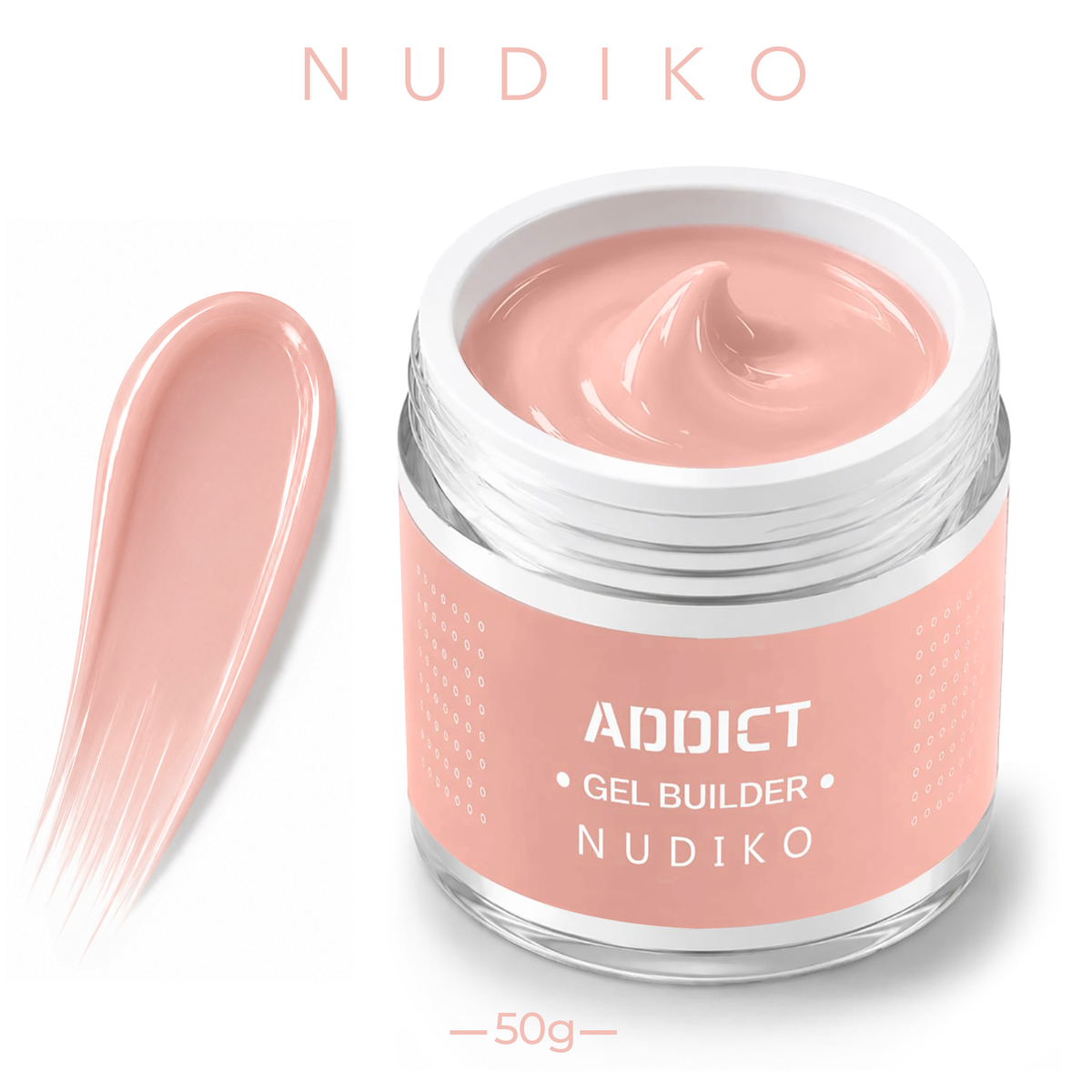 ג׳ל בנייה ADDICT Nudiko 50 מ״ל