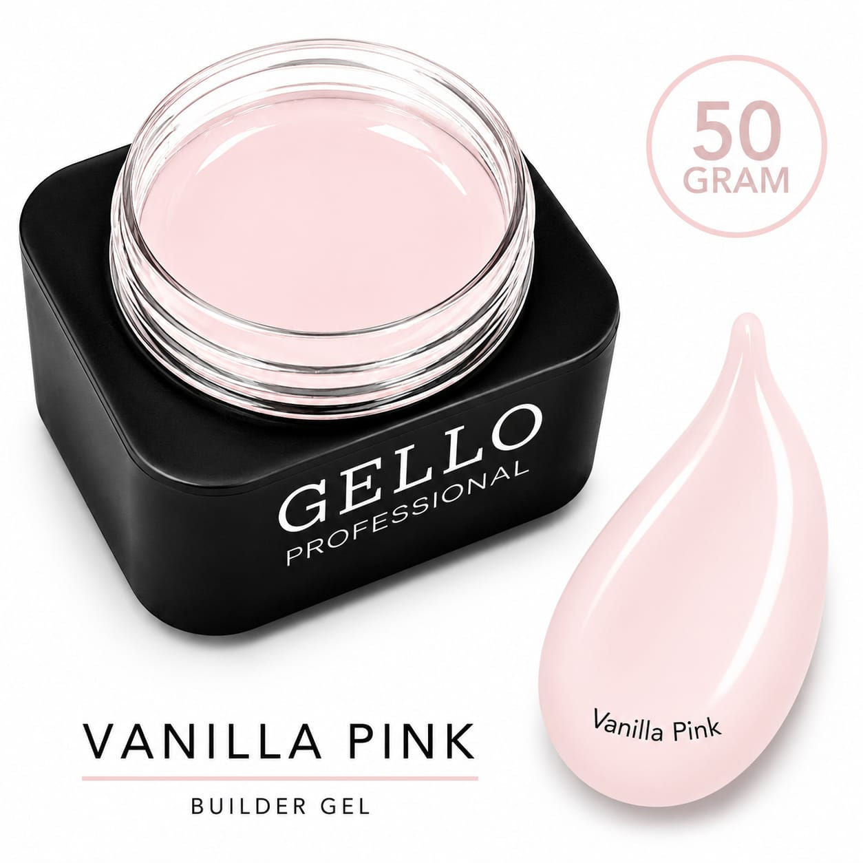 ג'ל בנייה VANILLA PINK - 50 גרם