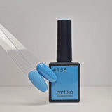 155 לק ג'ל ג'לו כחול צלול GELLO