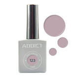 לק ג׳ל ADDICT 123 – ורוד סגלגל 15 מ״ל