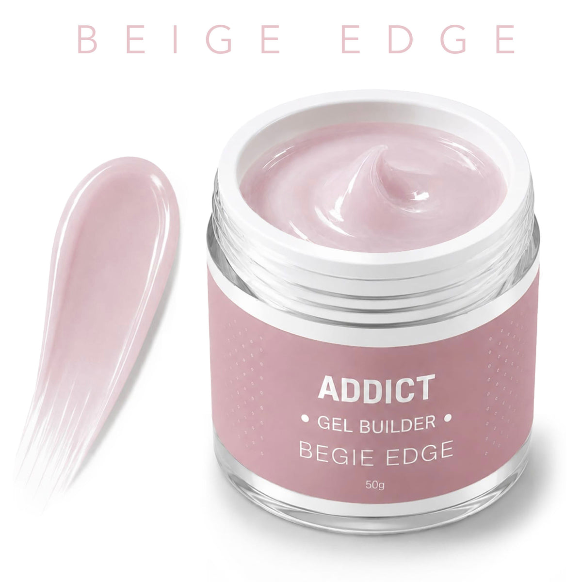 ג׳ל בנייה ADDICT BEIGE EDGE 50 מ״ל