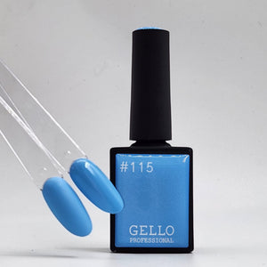 לק ג'ל ג'לו צבע כחול שמיים GELLO  #115