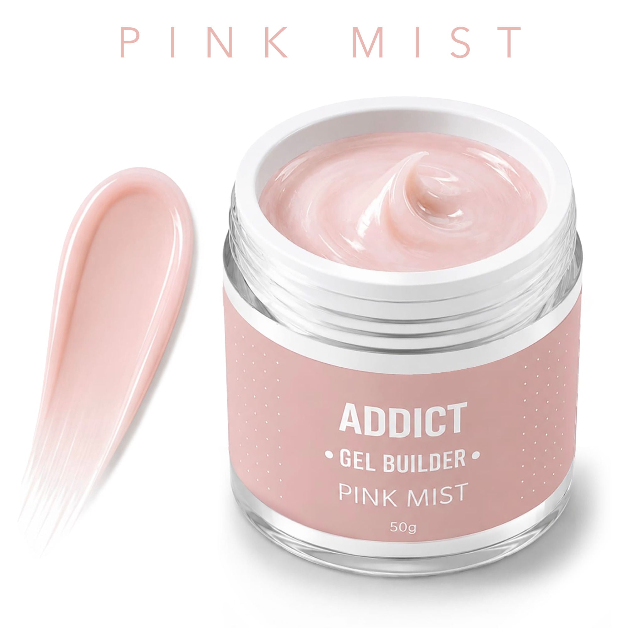 ג׳ל בנייה ADDICT PINK MIST 50 מ״ל