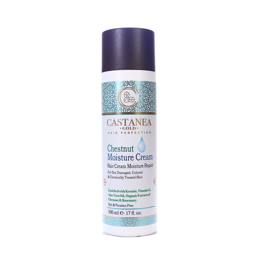 קרם לחות ערמונים Castanea Gold לשיער 500 מ״ל