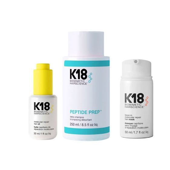 Ремонтный трио-комплект нового уровня K18 для идеального молекулярного лечения в домашних условиях.