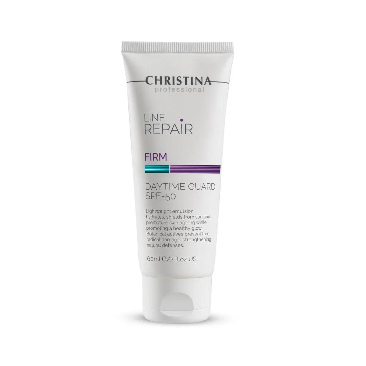 כריסטינה ליין ריפר SPF 50 - קרם לחות והגנה לעיכוב הזדקנות העור מסדרת פירם 60 מ״ל