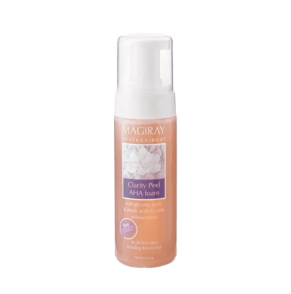 קצף פילינג Clarity Peel עם 15% AHA 150 מ״ל | Magiray – תמונת אריזת המוצר