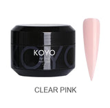 קויו - KOYO פוליג'ל 50 מ"ל Clear Pink, יופילי