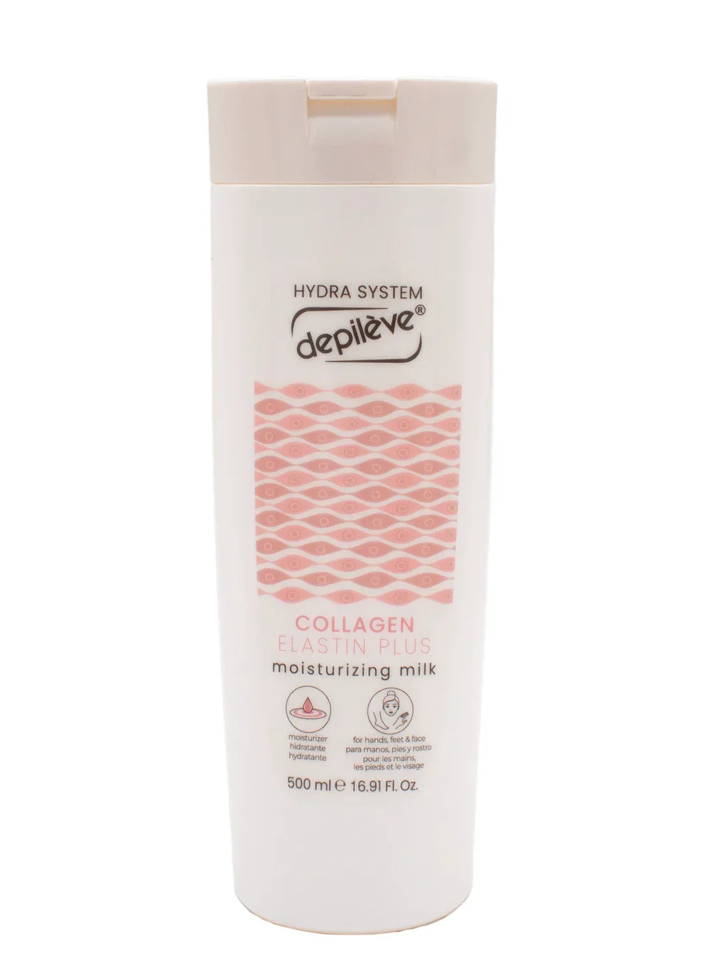 תחליב לחות Collagen Elastin Plus 500 מ״ל | Depileve – תמונת אריזת המוצר