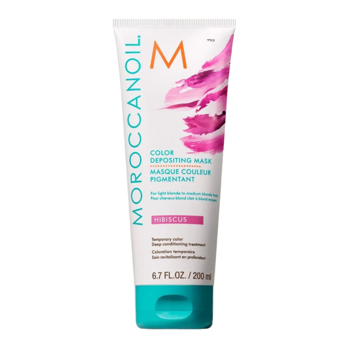 מסכת צבע זמני - היביסקוס (Hibiscus ) 200 מ״ל מבית Moroccanoil – תמונה 1
