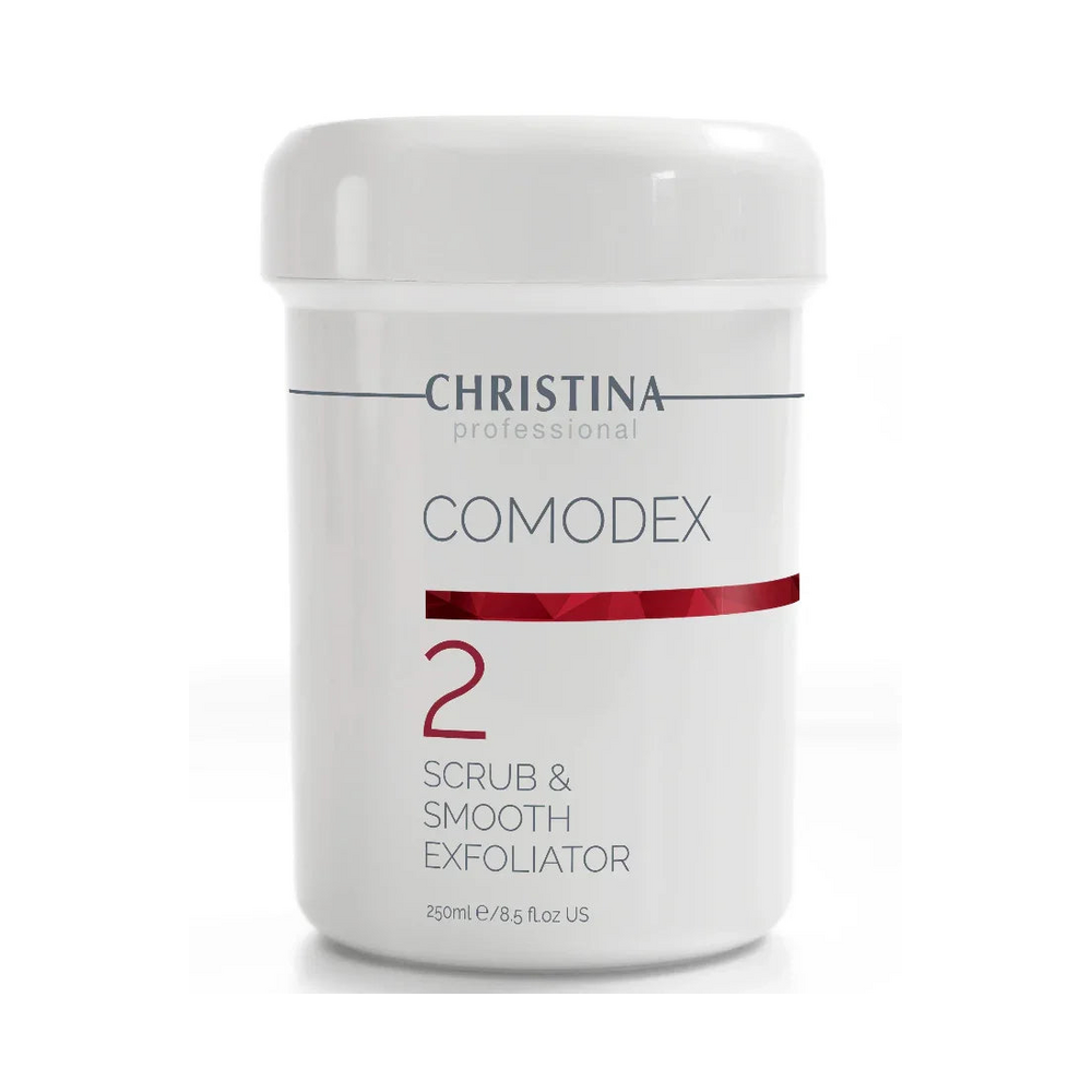 פילינג גרגירי Comodex שלב 2 250 מ״ל | Christina – תמונת אריזת המוצר