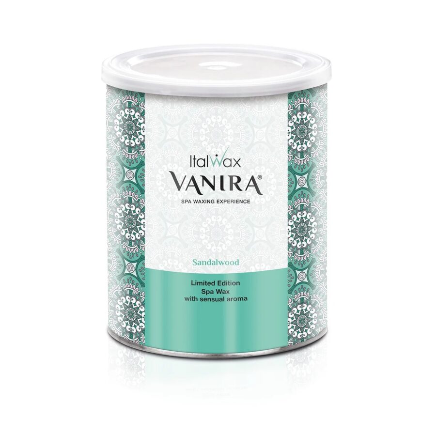 שעוות ספא ריח אלמוג להסרת שיער 800 גרם של ItalWax – פחית המוצר