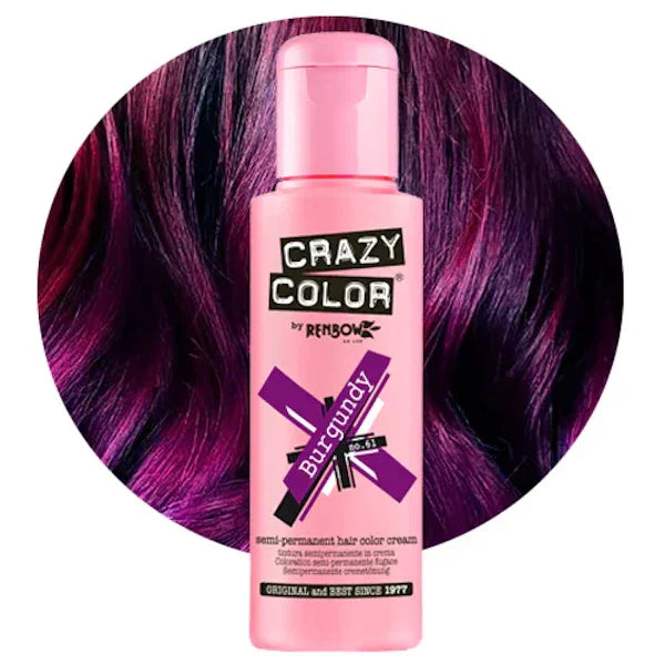 צבע זמני לשיער קרייזי קולורCrazy Color 100 מ"ל, יופילי