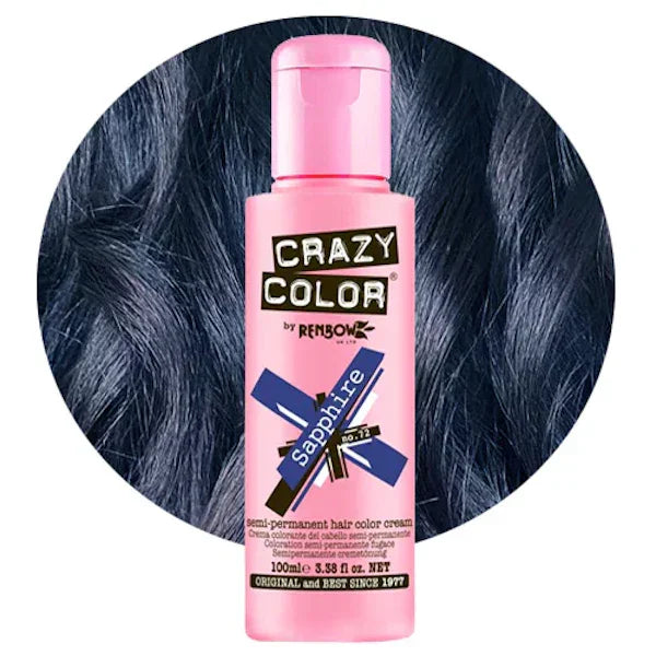 צבע זמני לשיער קרייזי קולורCrazy Color 100 מ"ל, יופילי