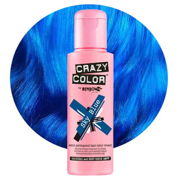 צבע זמני לשיער קרייזי קולורCrazy Color 100 מ"ל, יופילי