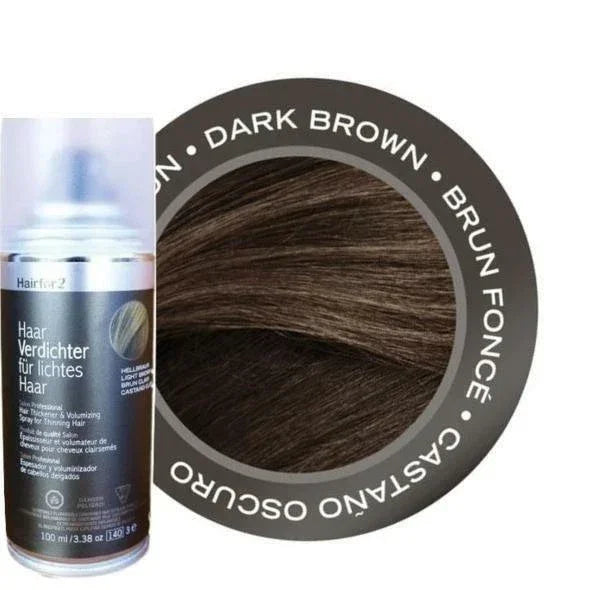 ספריי למילוי שיער דליל תוצרת גרמניה 100 מ"ל - Hairfor2, יופילי