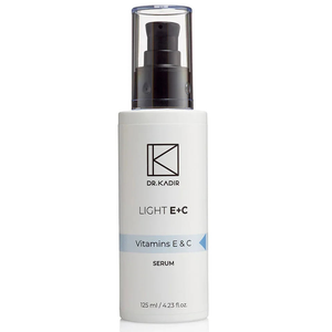 סרום Light E+C עם ויטמינים לעור רגיל עד יבש 125 מ״ל | Dr Kadir – תמונה נוספת של אריזת המוצר
