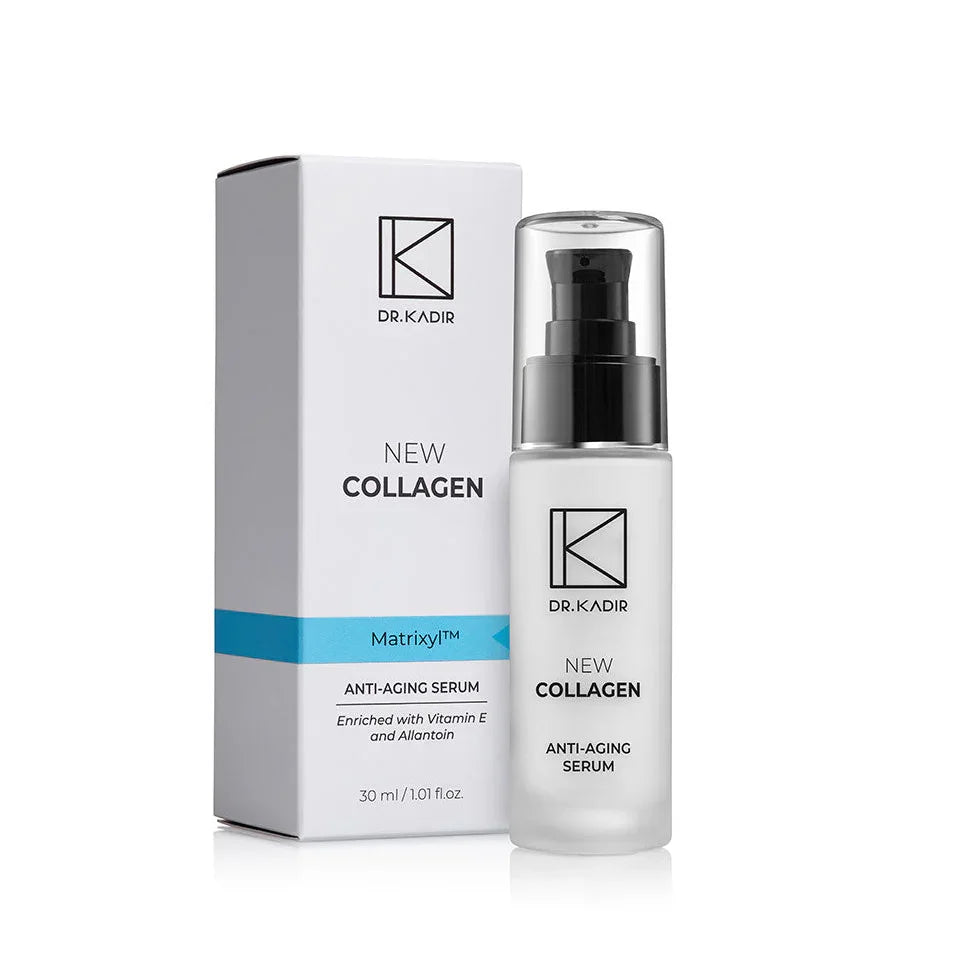 סרום New Collagen לעור יבש 30 מ״ל | Dr Kadir – אריזת המוצר