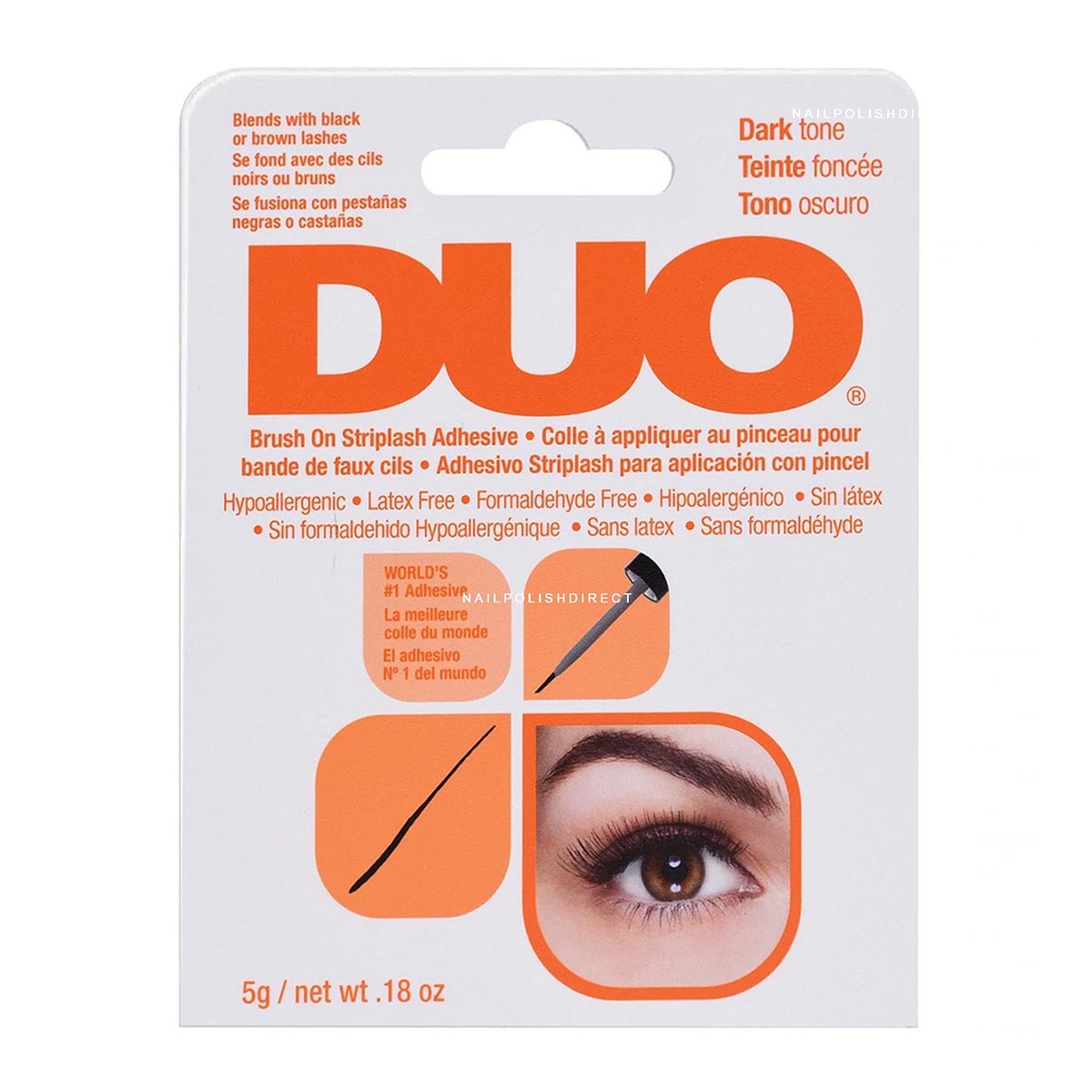 דבק DUO ליינר לרצועות ריסים 5 ג' כהה מבית Ardell – תמונת מוצר