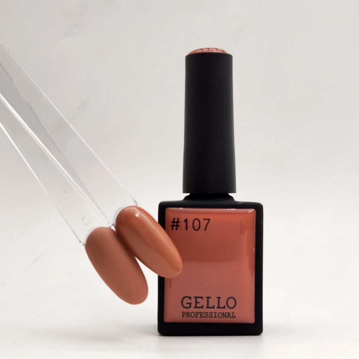 לק ג'ל ג'לו צבע חום בהיר שמנתי GELLO  #107