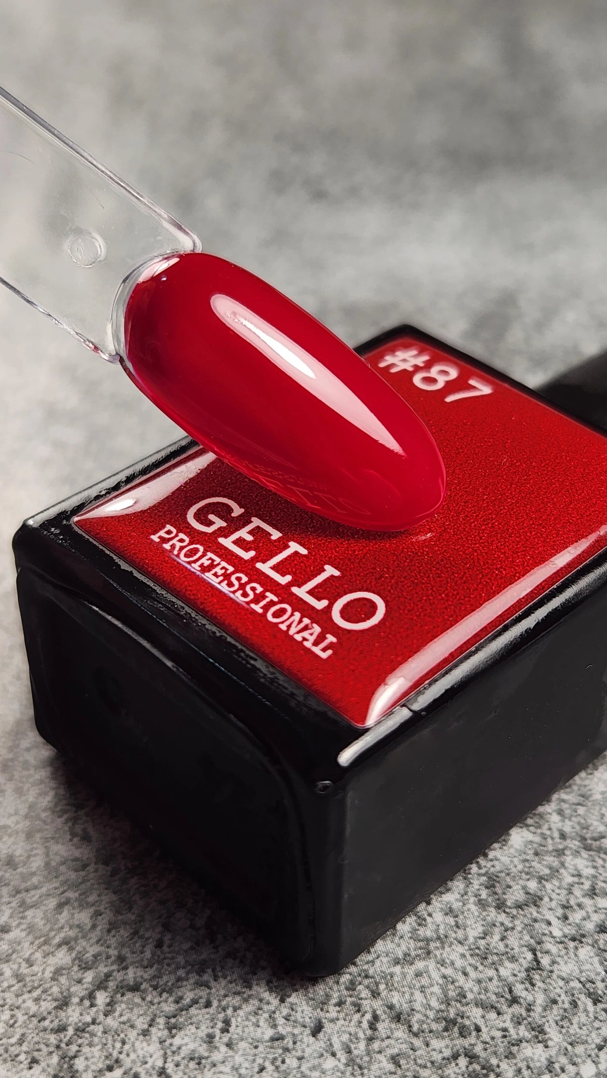 לק ג'ל ג'לו צבע בורדו GELLO #87