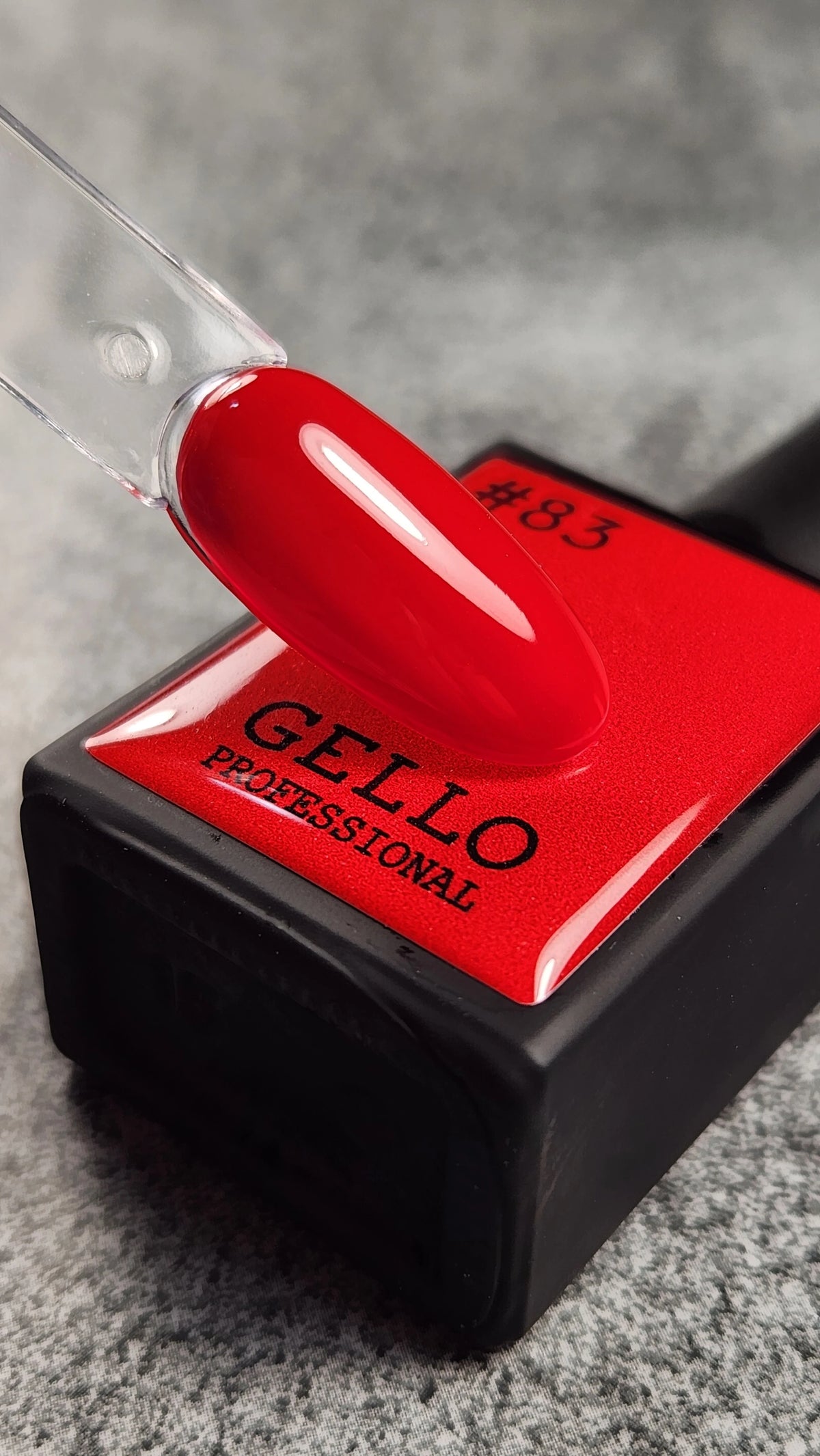 לק ג'ל ג'לו צבע אדום ורוד GELLO #83