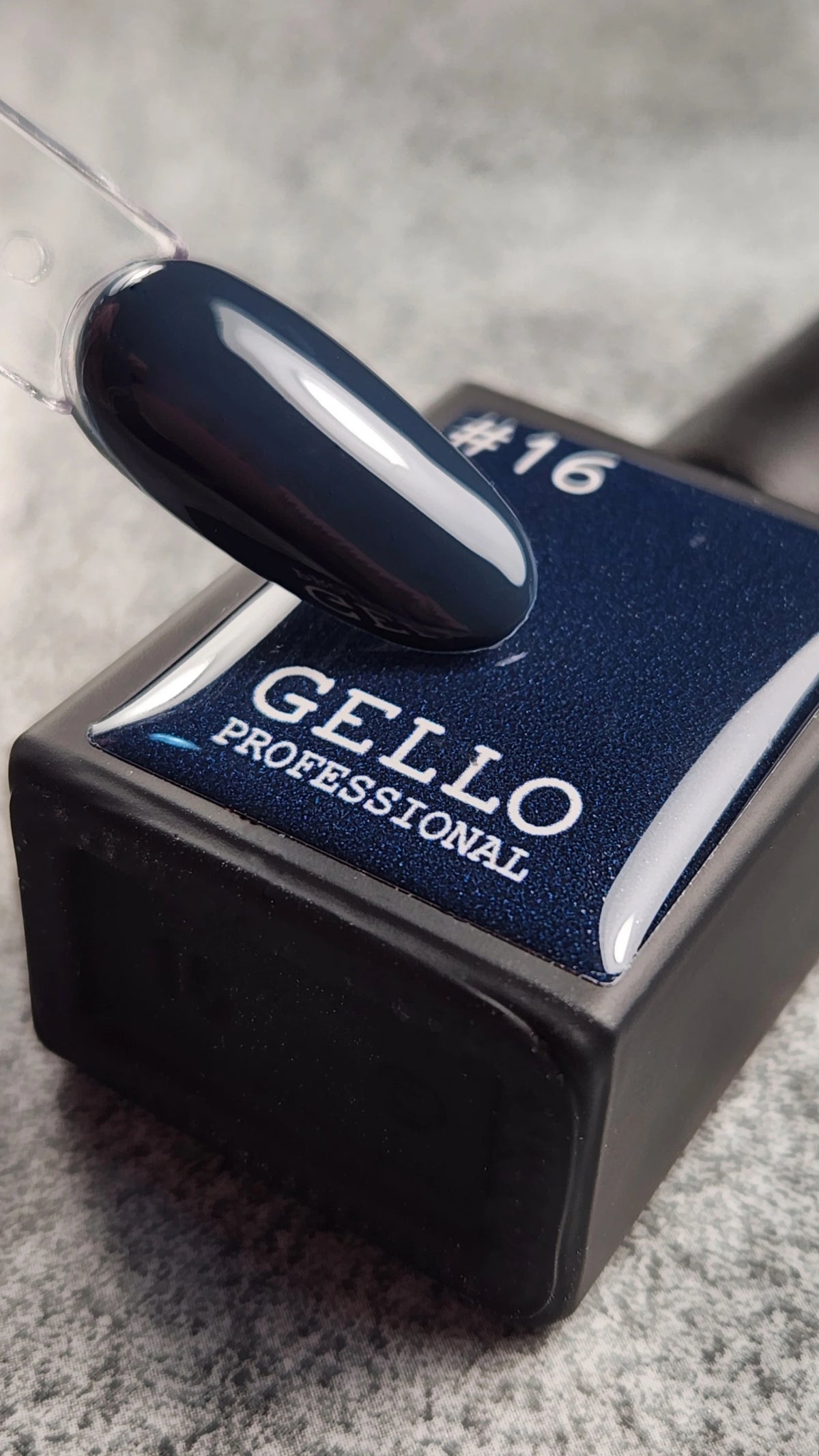 לק ג'ל ג'לו בצבע כחול אפור GELLO #16