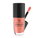 ליפ אנד בלאש LIP & BLUSH VELVET TOUCH של Golden Rose - גוון 01