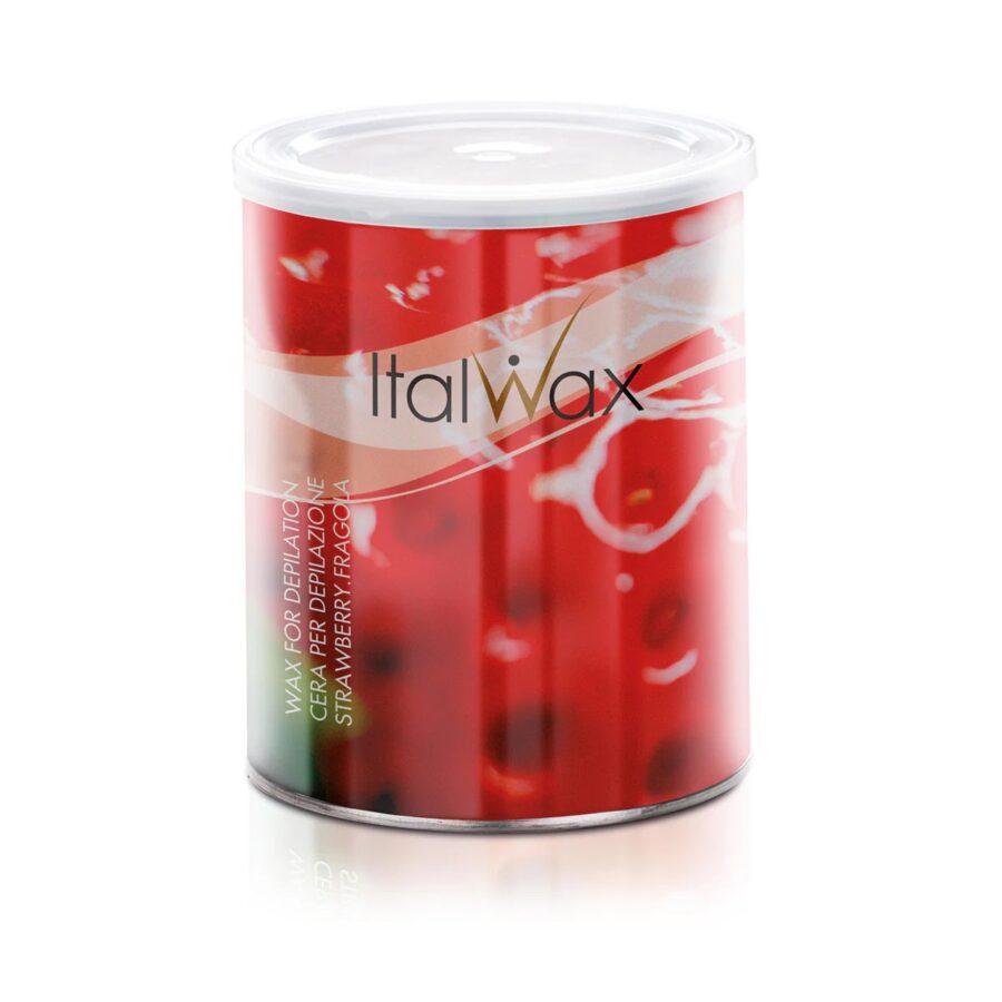 ItalWax | תות לשיער קצר וגס | שעוות בדים פחית 800 גרם