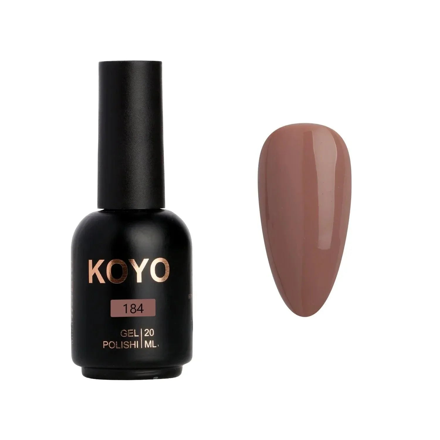 לק ג׳ל מקצועי גוון 184, 20 מ״ל | KOYO