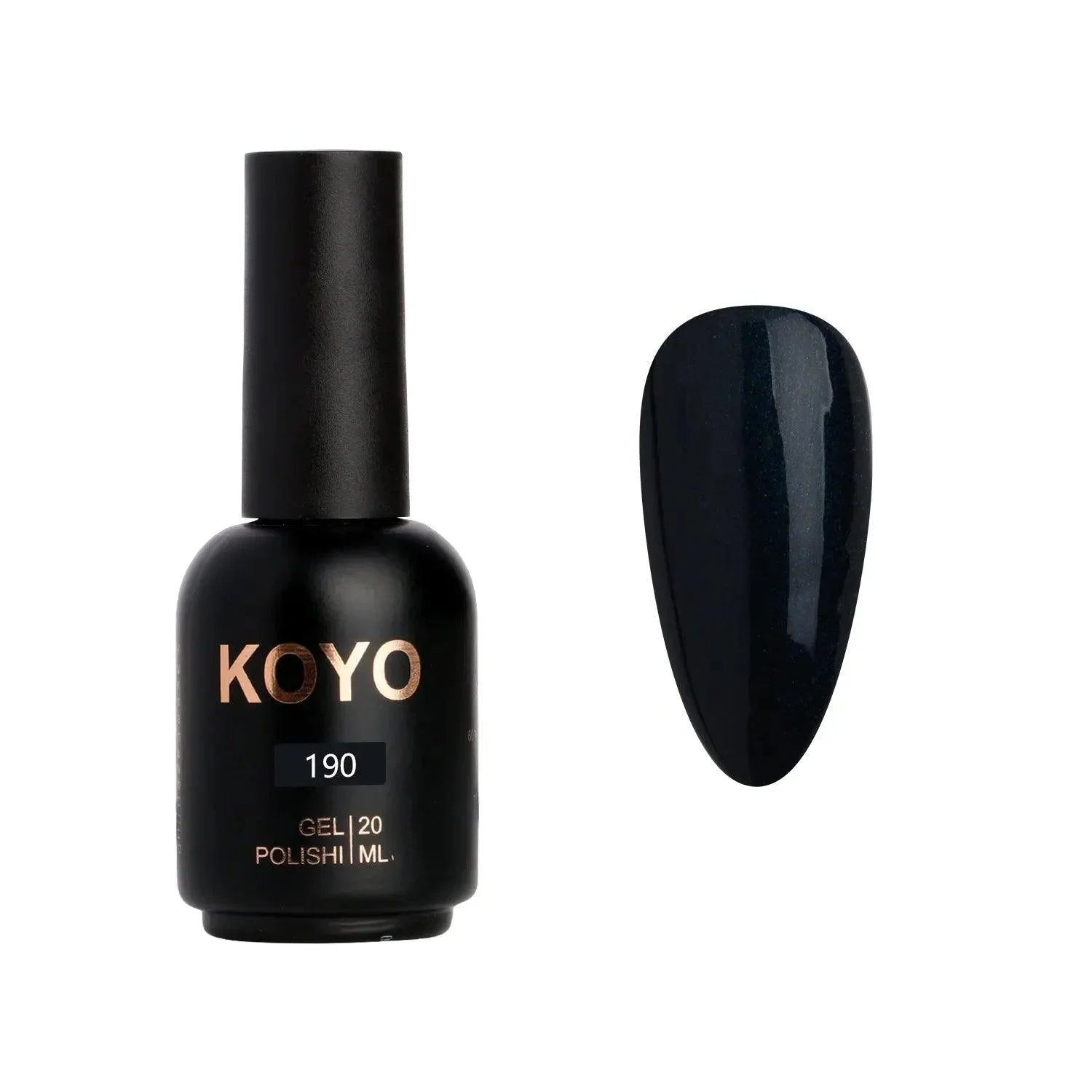 לק ג׳ל מקצועי גוון 190, 20 מ״ל | KOYO