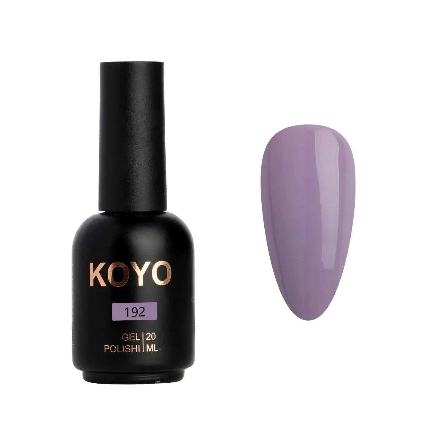 לק ג׳ל מקצועי גוון 192, 20 מ״ל | KOYO