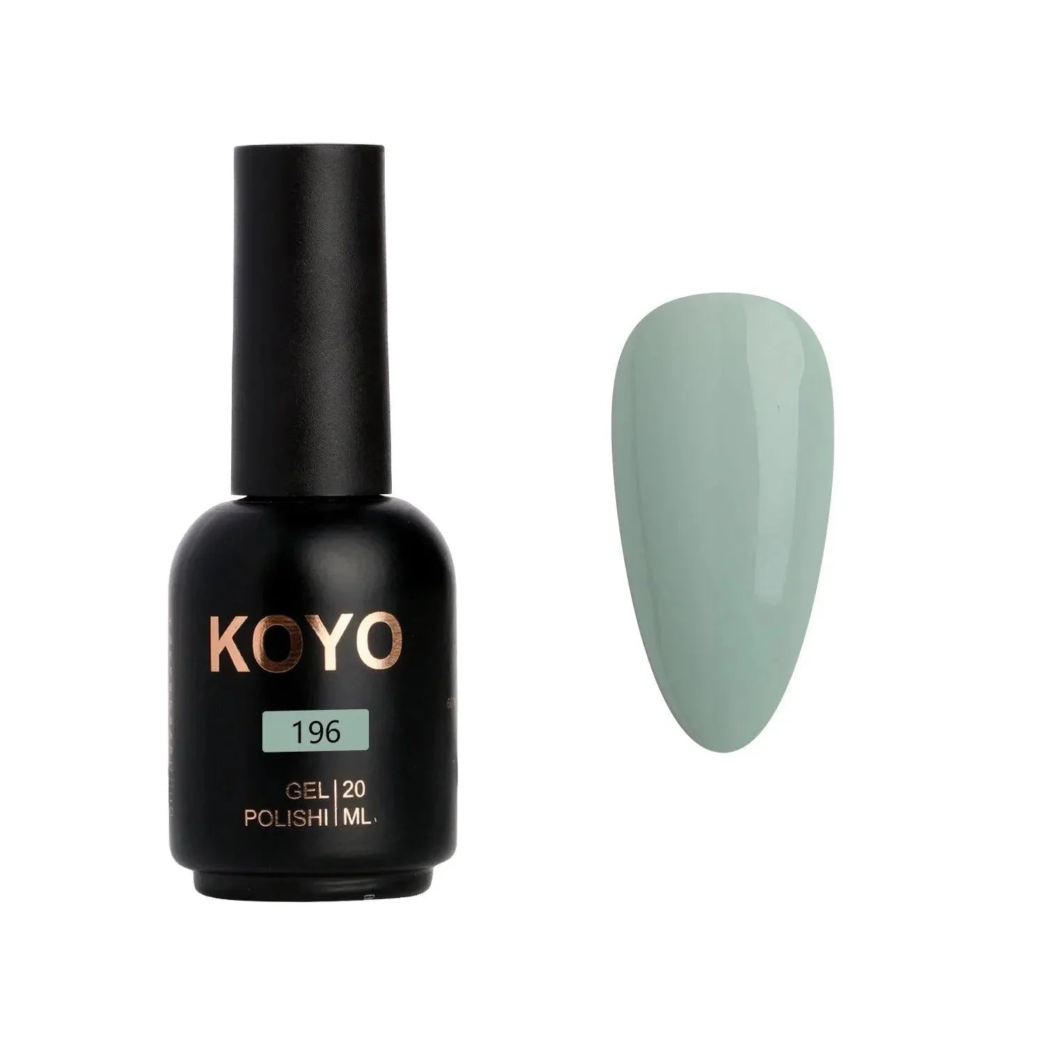 לק ג׳ל מקצועי גוון 196, 20 מ״ל | KOYO