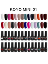מזוודת מיני עם 30 גווני לק ג׳ל | KOYO