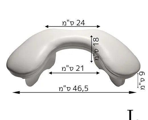 ג'לו כרית אורטופדית L - לבן - יופילי