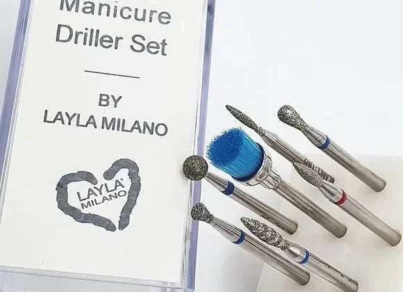 סט 7 ראשי שיוף יהלום למניקור | Layla Milano – תמונת המוצר הראשית