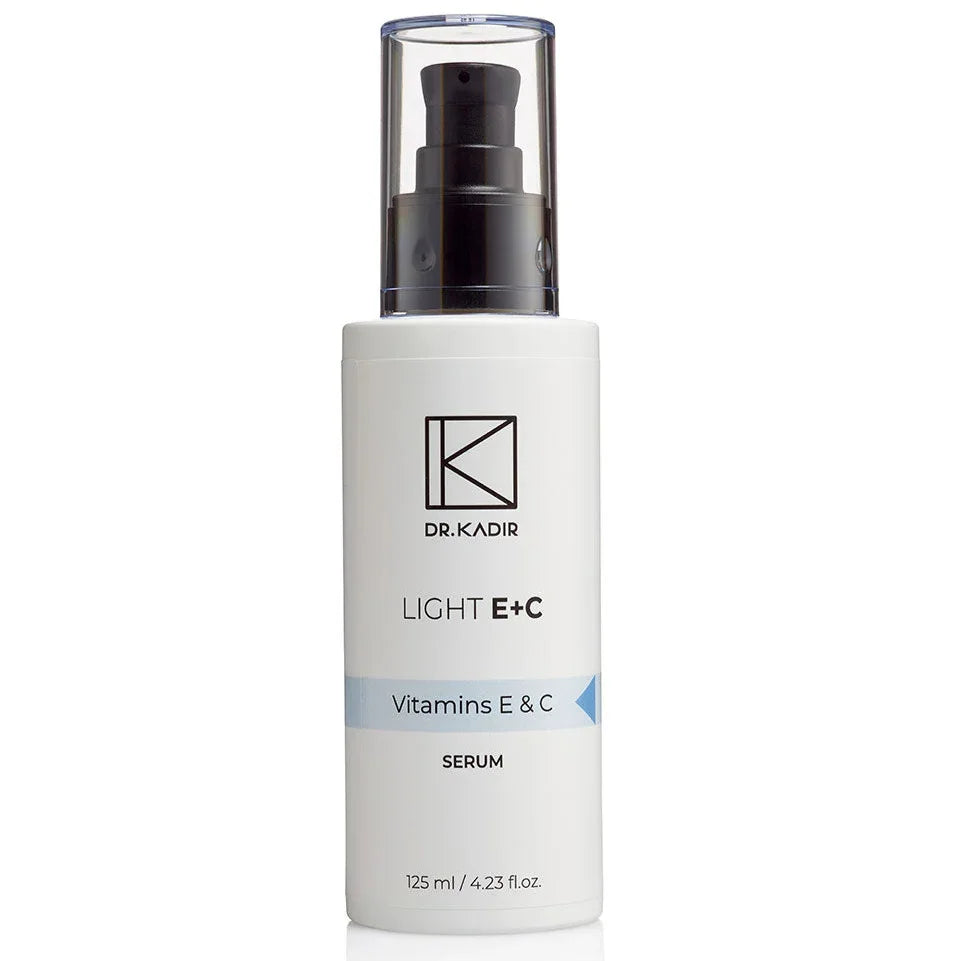 סרום Light E+C עם ויטמינים לעור רגיל עד יבש 125 מ״ל | Dr Kadir – תמונה נוספת של אריזת המוצר