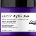 מסכת Keratin Alpha Sleek לשיער חלק 500 מ״ל | L'Oréal Professionnel – תמונת המוצר הראשית